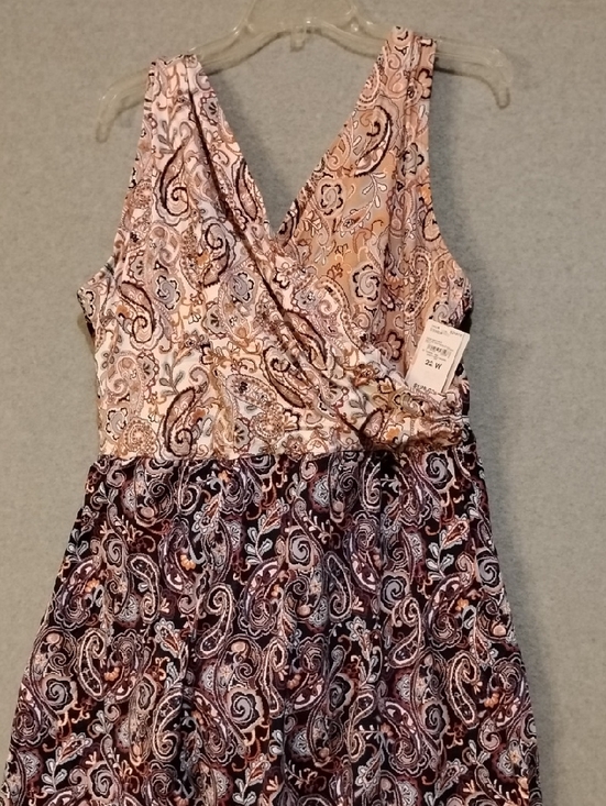 Lands' End Other - Lands' End Paisley One-Piece Swimsuit in Pink, Brown and Cream